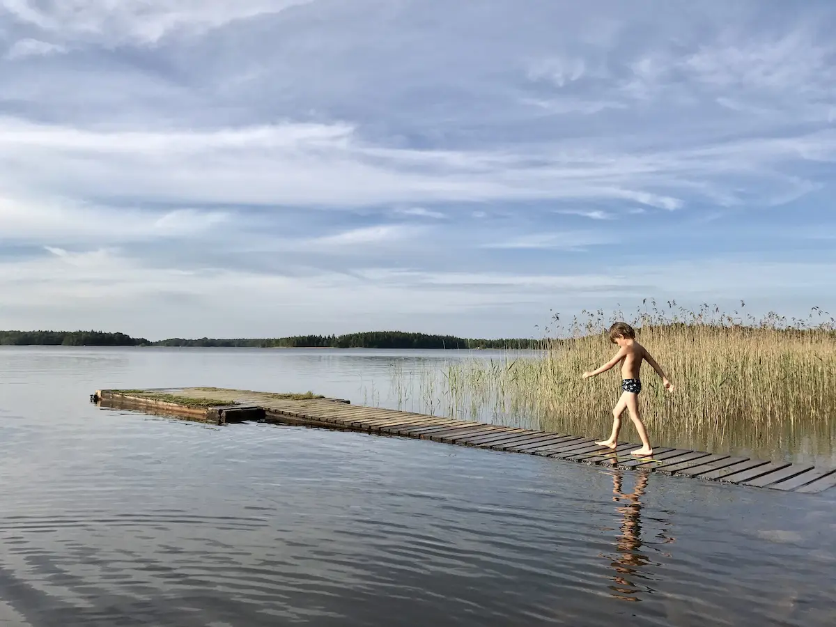 Lake Asnen - camping Getno Gard