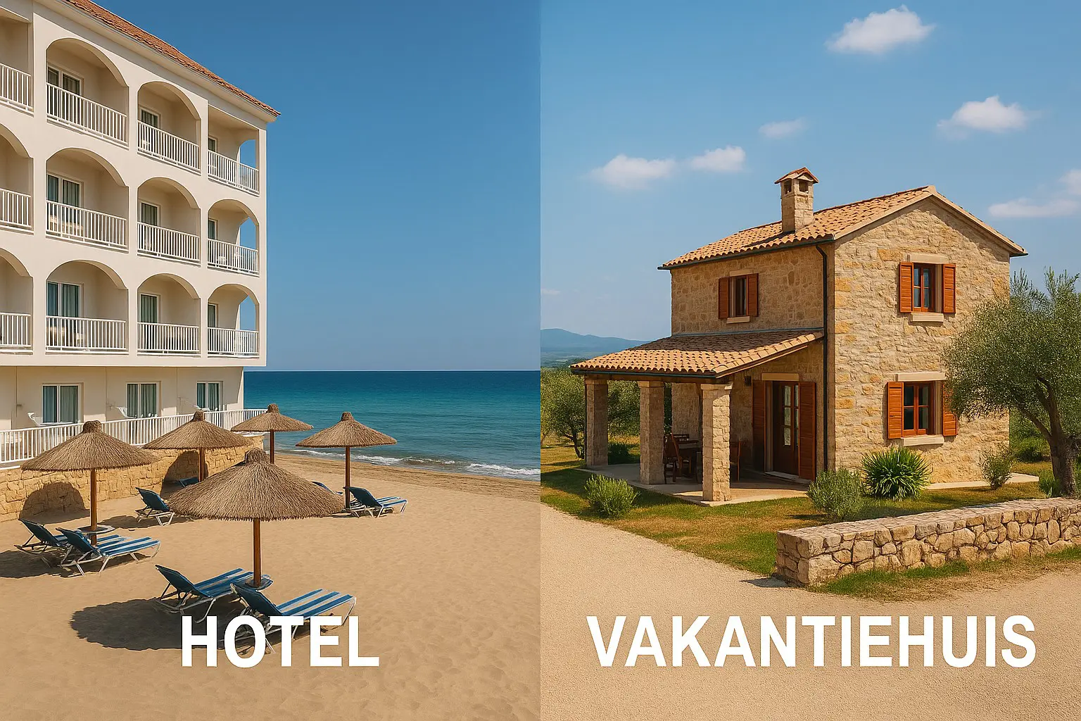 Hotel of vakantiehuis?