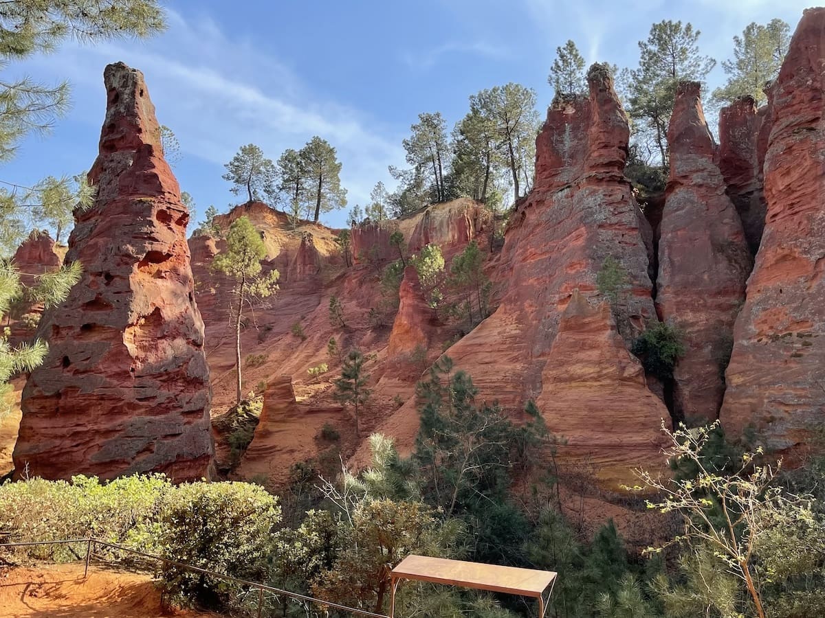 Roussillon en zijn okergroeven