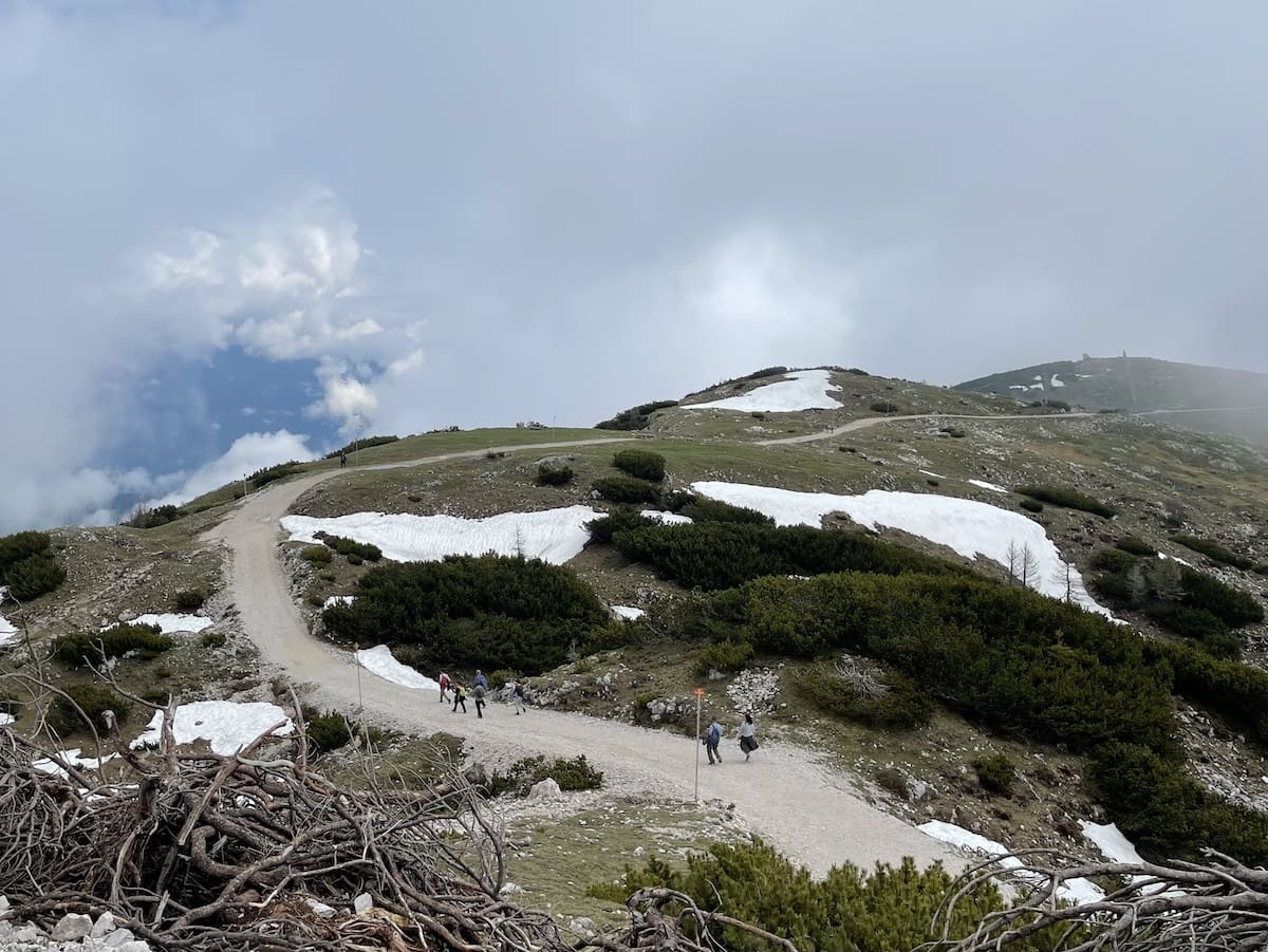 Dobratsch Natuurpark, wandelen naar de top