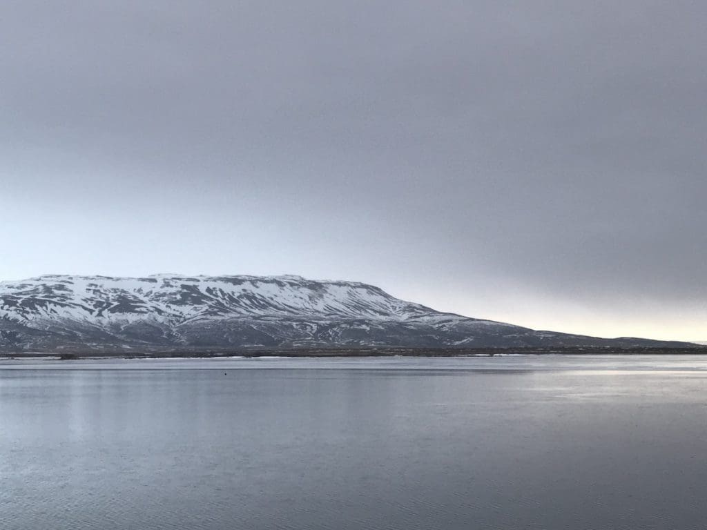 IJsland winter gezin