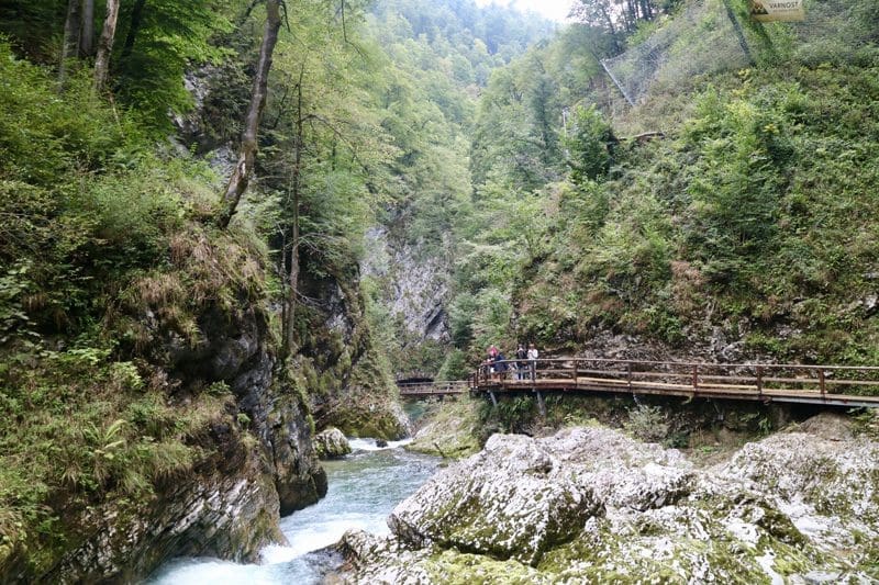 Vintgarkloof, een toeristische must in Slovenië